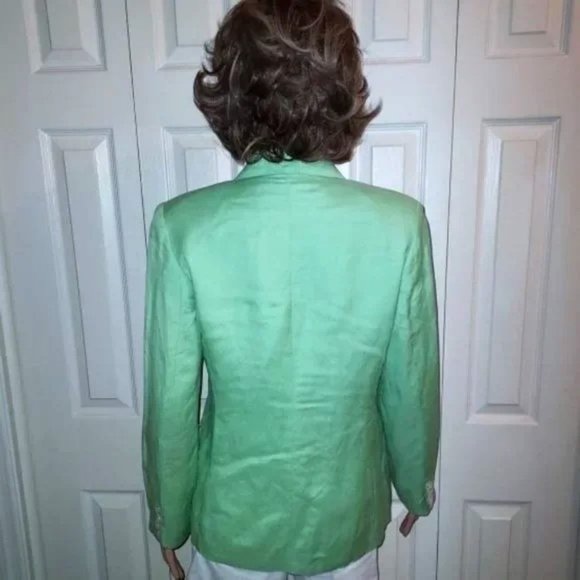 J.G. Hook Light Green Single Button Slit Pockets Size 8 NWOT - Picture 2 of 4